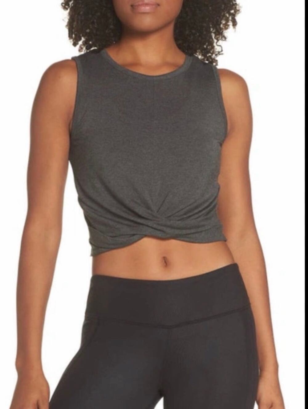 Alo Yoga Grey Cover Tank NWT Medium